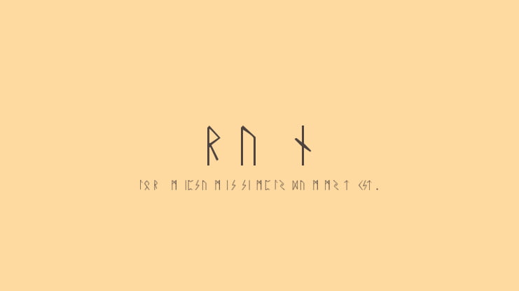 Rune Font