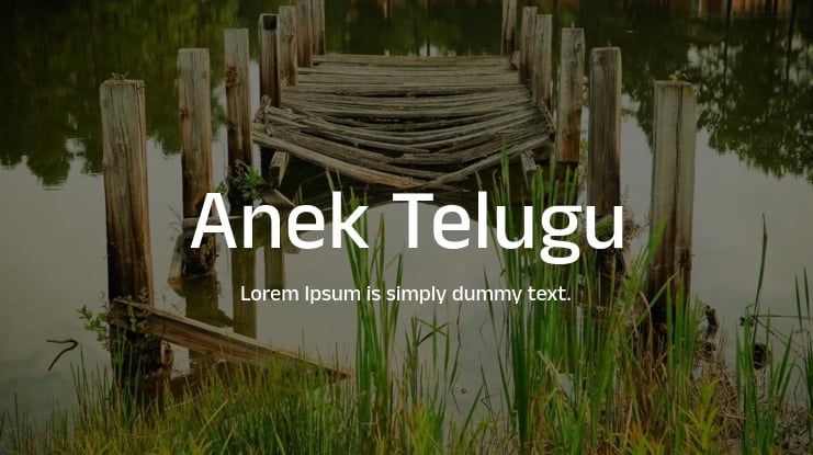 Anek Telugu Font