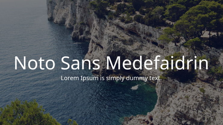 Noto Sans Medefaidrin Font