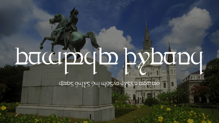 Tengwar Quenya Font Family