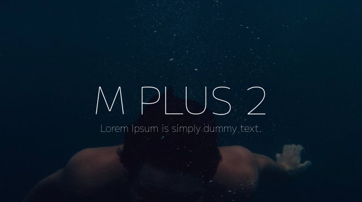 M PLUS 2 Font