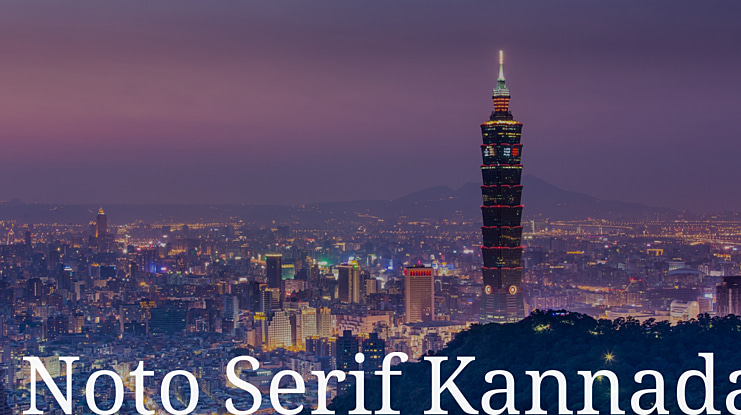 Noto Serif Kannada Font