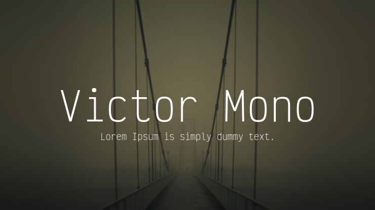 Victor Mono Font Family