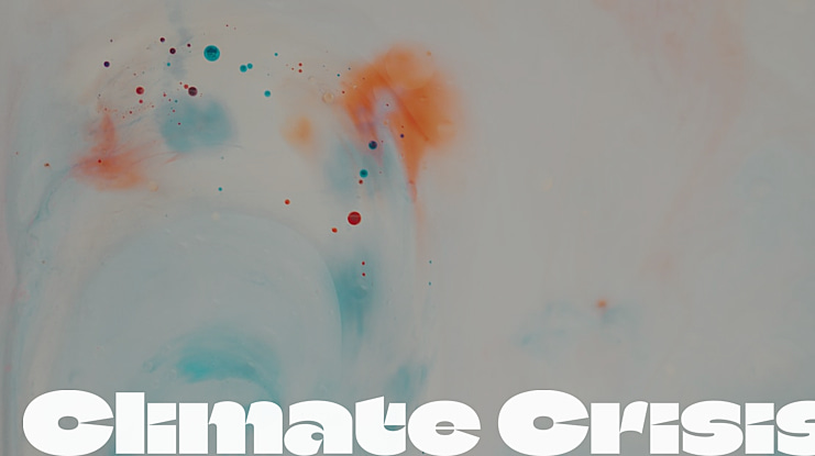 Climate Crisis Font