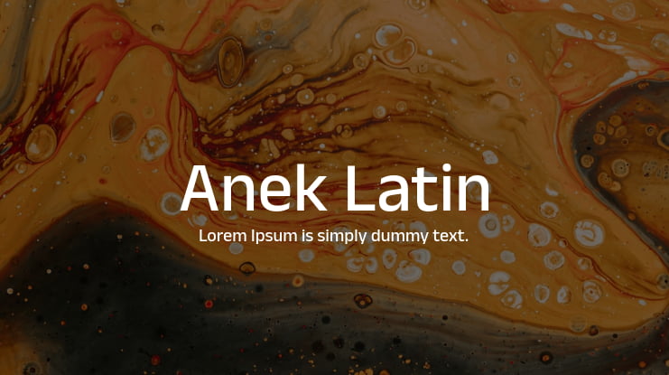 Anek Latin Font