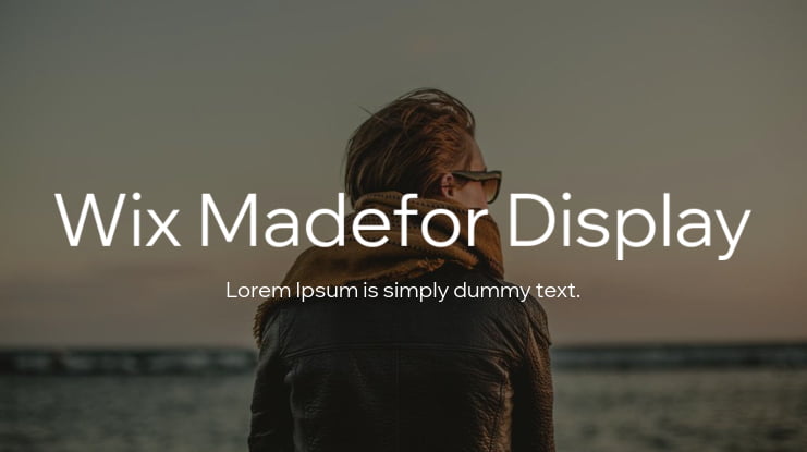 Wix Madefor Display Font