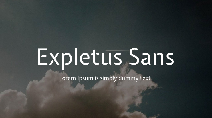 Expletus Sans Font Family