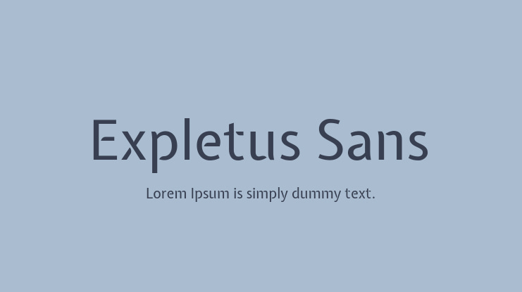 Expletus Sans Font Family