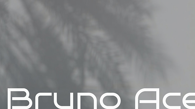 Bruno Ace Font