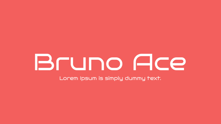 Bruno Ace Font