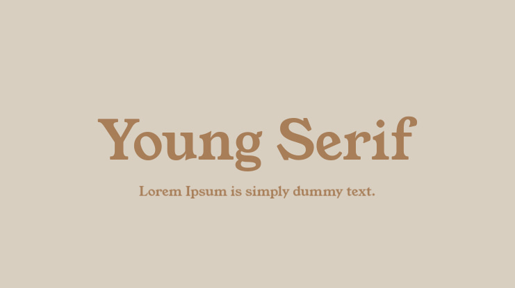 Young Serif Font