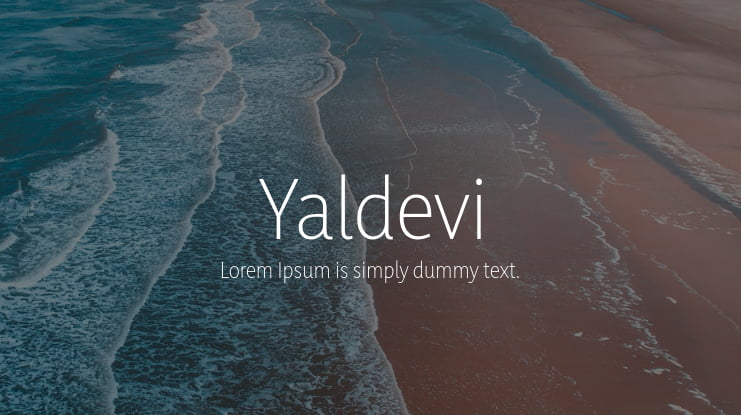 Yaldevi Font