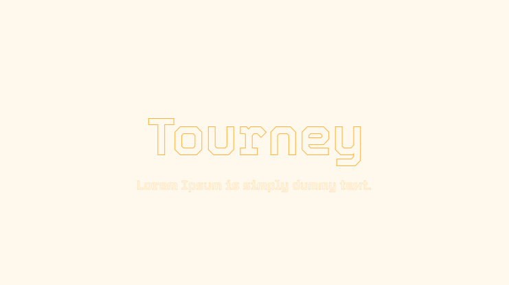 Tourney Font Family