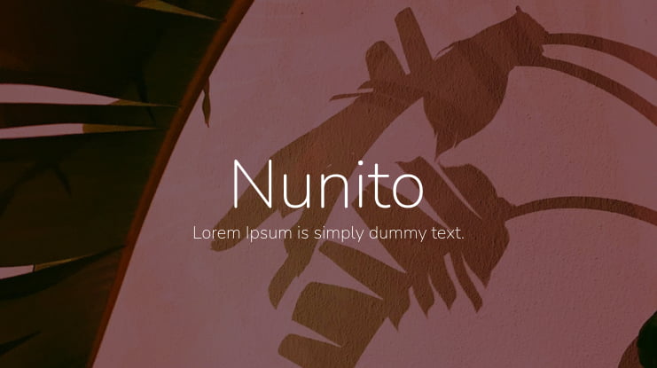 Nunito Font Family