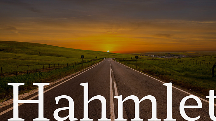 Hahmlet Font