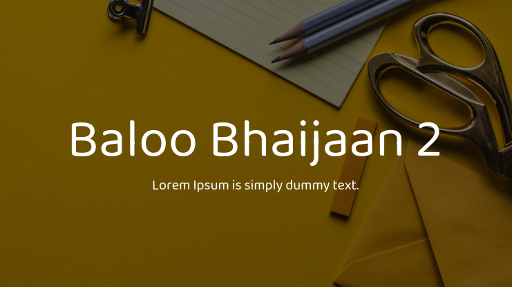 Baloo Bhaijaan 2 Font