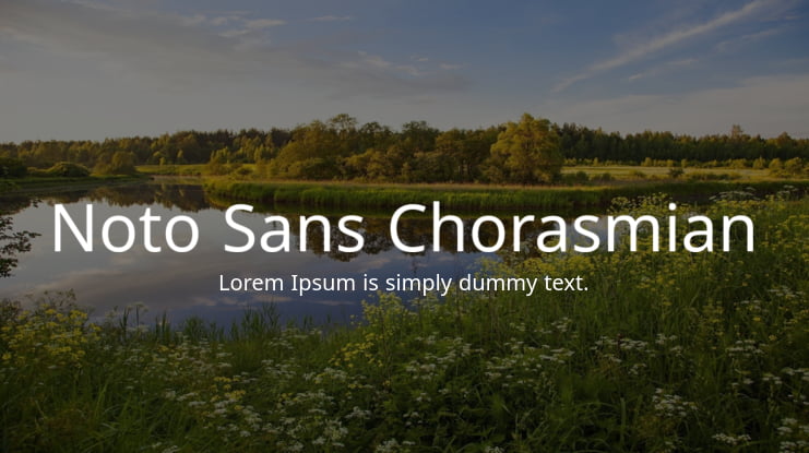 Noto Sans Chorasmian Font