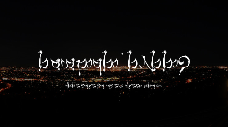 Tengwar Teleri Font