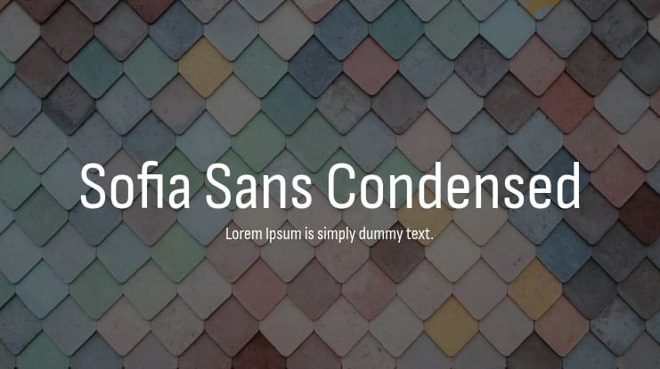 Sofia Sans Condensed Font Family