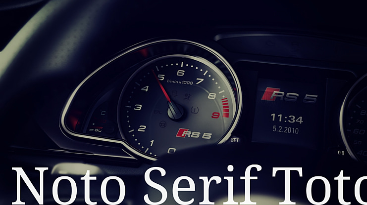 Noto Serif Toto Font