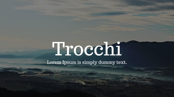 Trocchi Font