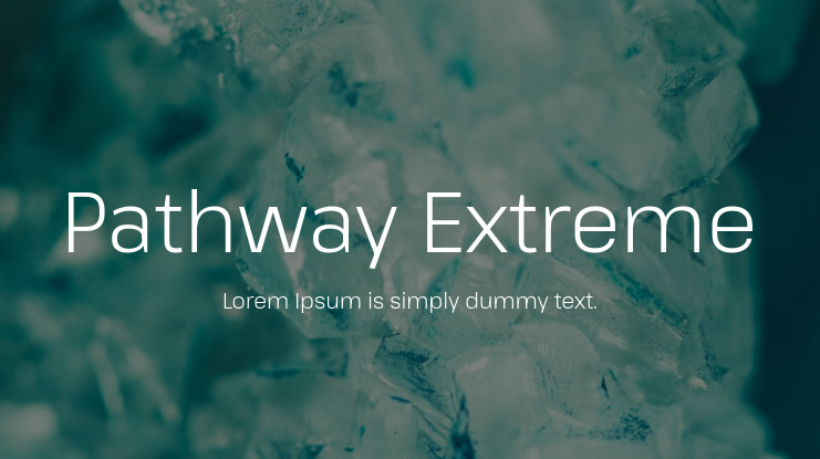 Pathway Extreme Font Family