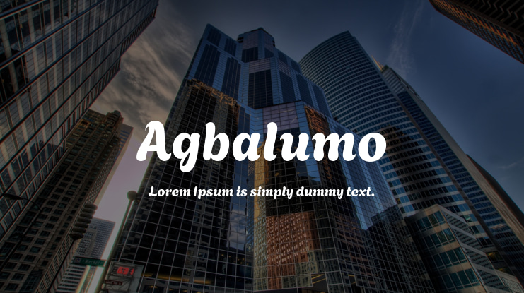 Agbalumo Font