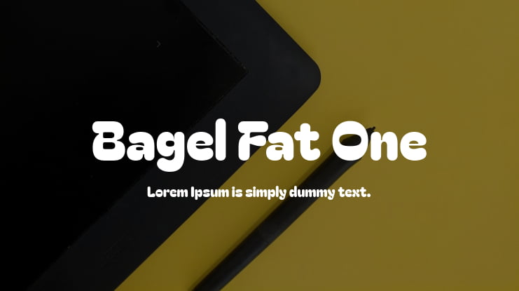 Bagel Fat One Font