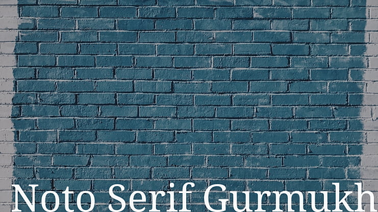 Noto Serif Gurmukhi Font