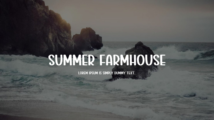 Summer Farmhouse Font
