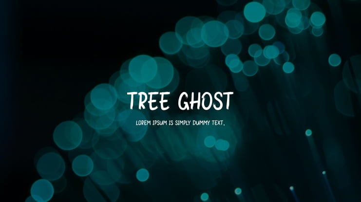 Tree Ghost Font