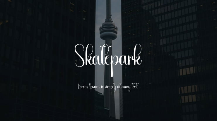 Skatepark Font