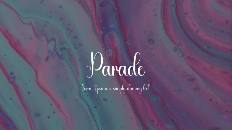Parade Font