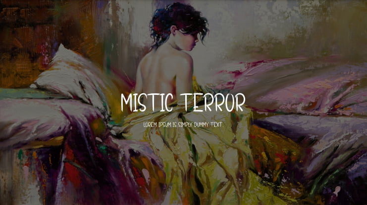Mistic Terror Font
