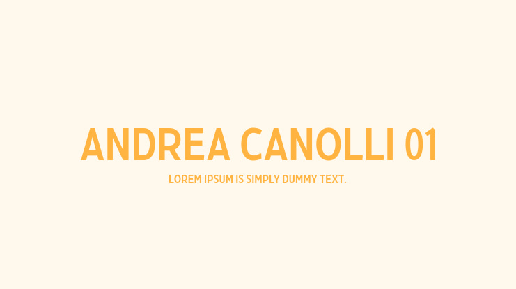 Andrea Canolli 01 Font