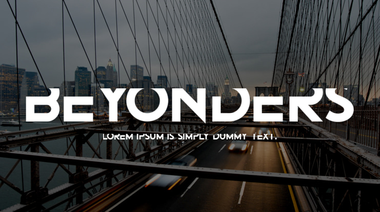 Beyonders Font Family