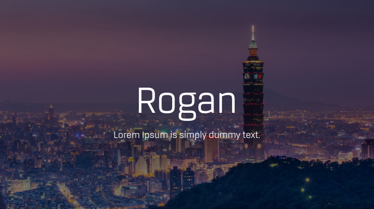 Rogan Font Family