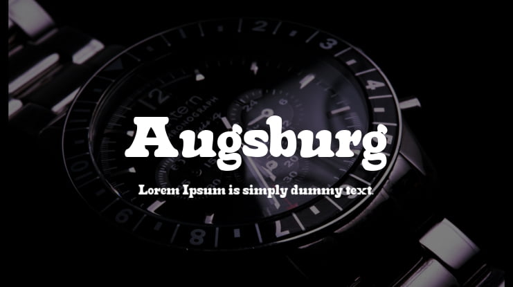 Augsburg Font