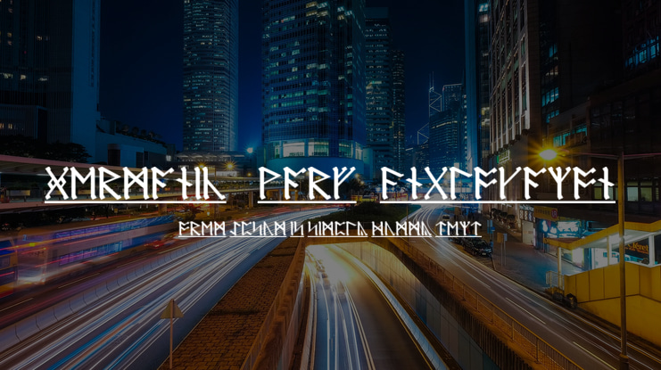 Germanic + Dwarf + AngloSaxon Font Family