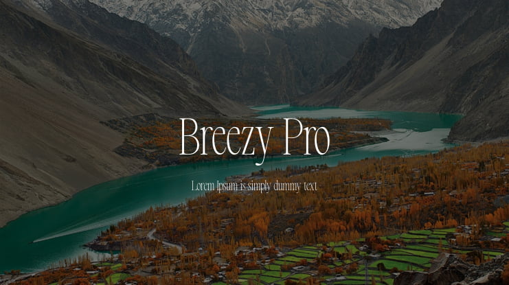 Breezy Pro Font Family