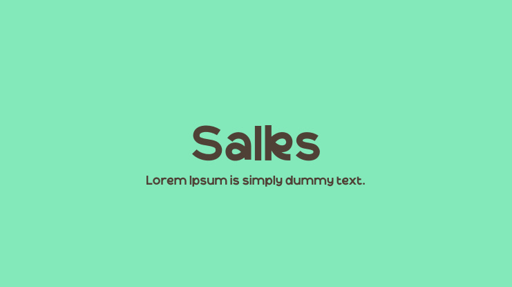 Salks Font