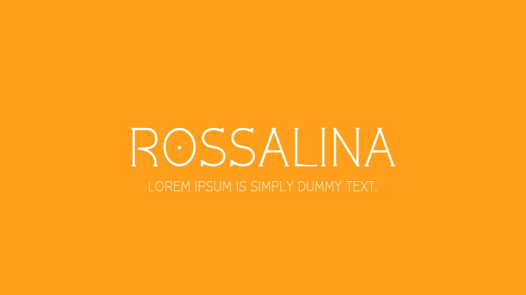 Rossalina Font