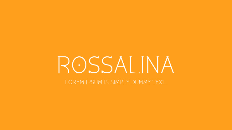 Rossalina Font
