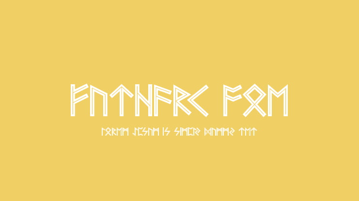Futhark AOE Font Family
