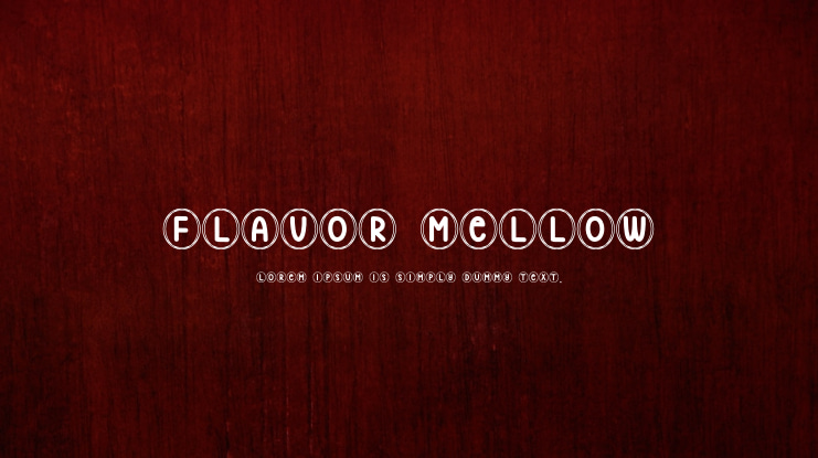 Flavor Mellow Font