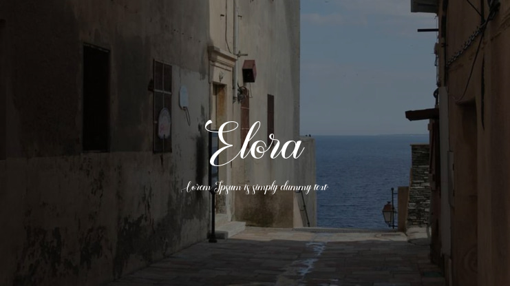 Elora Font Family