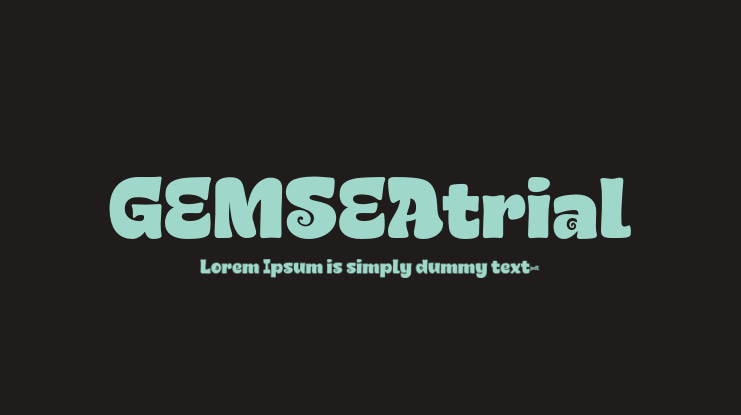 GEMSEAtrial Font