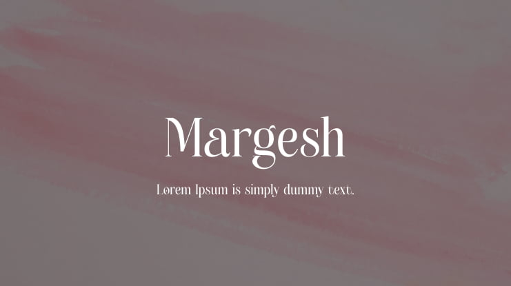 Margesh Font Family