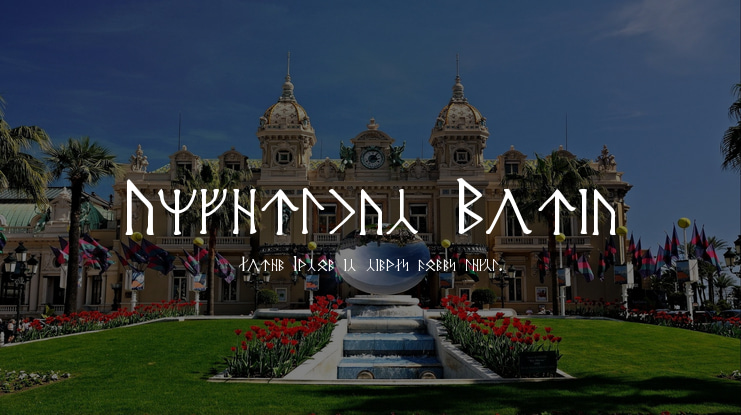 Angerthas Moria Font