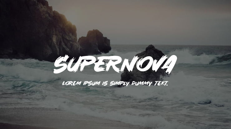 Supernova Font
